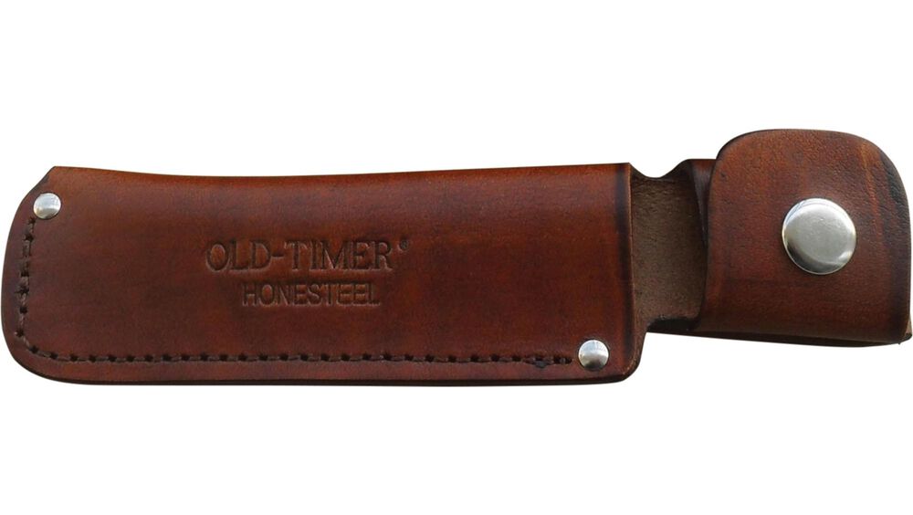 Honesteel with Brown Leather Belt Sheath